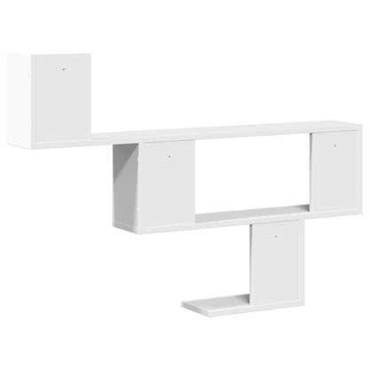 Scaffale a Parete Bianco 100x15x70 cm in Legno Multistrato | homemem39