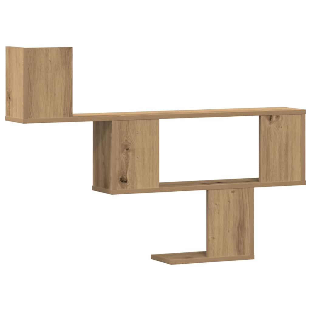 Scaffale a Parete Nero 100x15x70 cm in Truciolato | homemem39