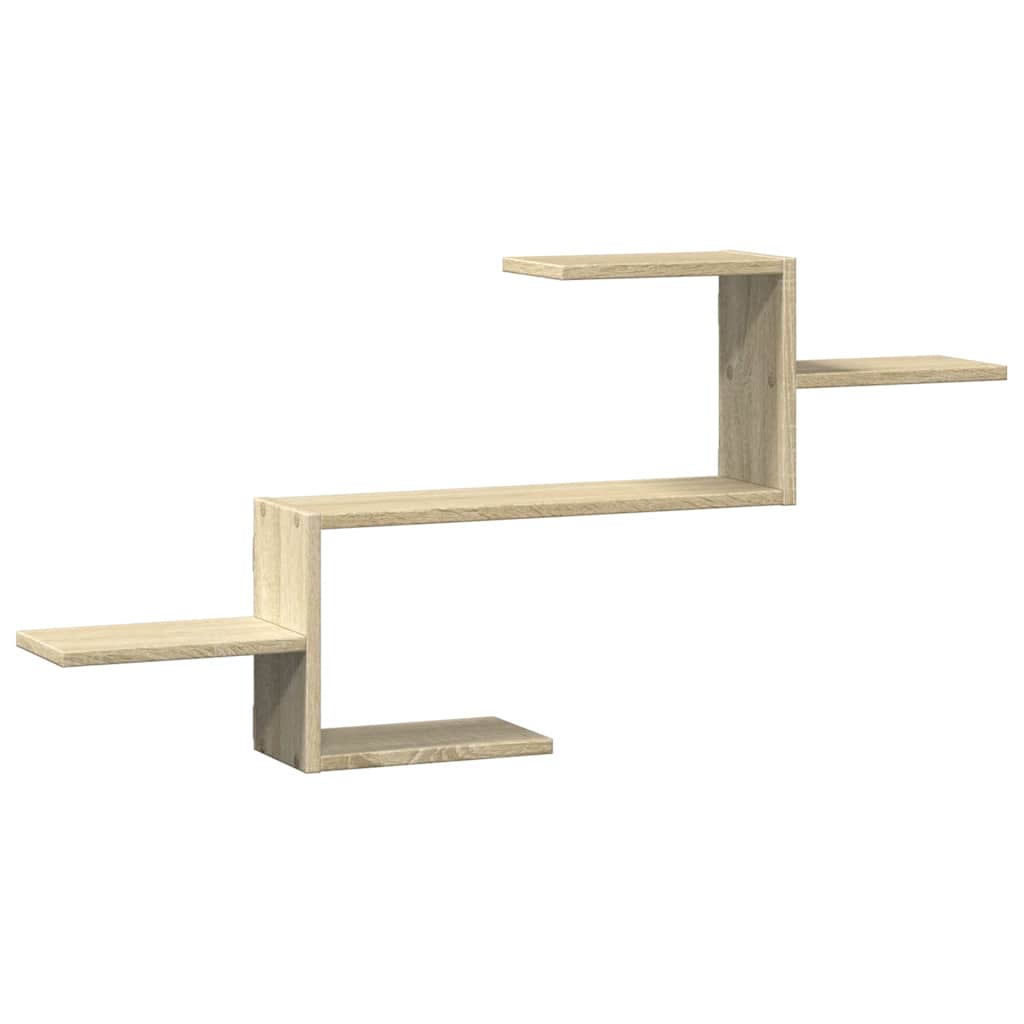 Scaffale a Parete Rovere Sonoma 104x15x49 cm in Truciolato | homemem39