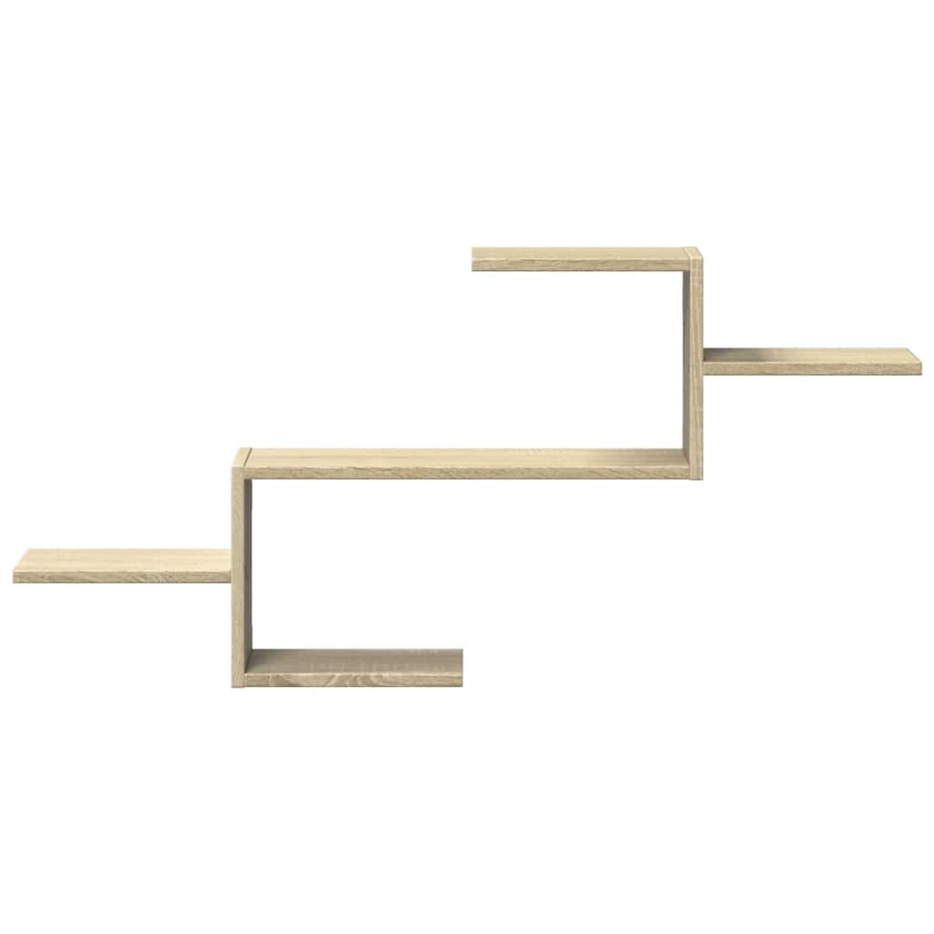 Scaffale a Parete Rovere Sonoma 104x15x49 cm in Truciolato