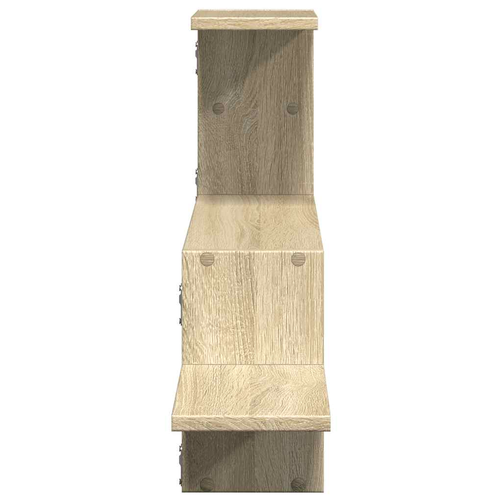 Scaffale a Parete Rovere Sonoma 104x15x49 cm in Truciolato | homemem39