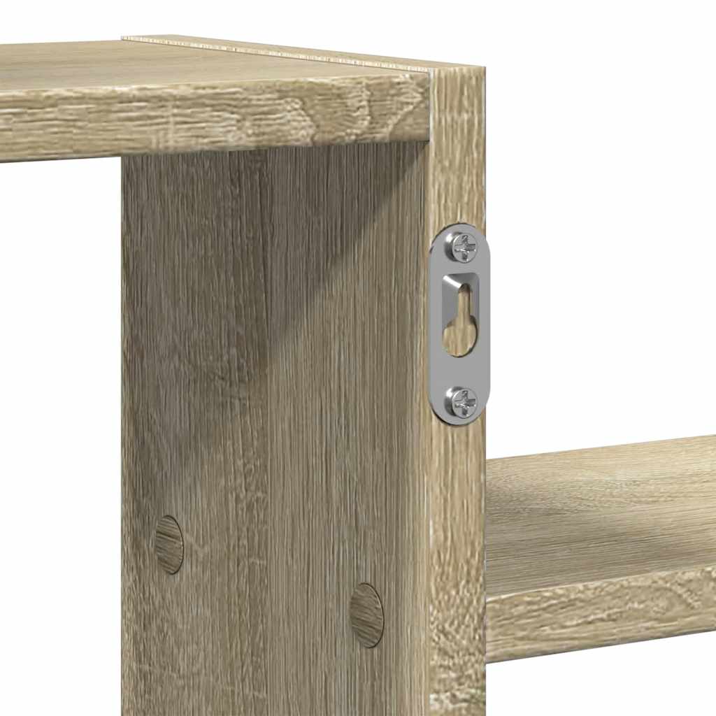 Scaffale a Parete Rovere Sonoma 104x15x49 cm in Truciolato | homemem39