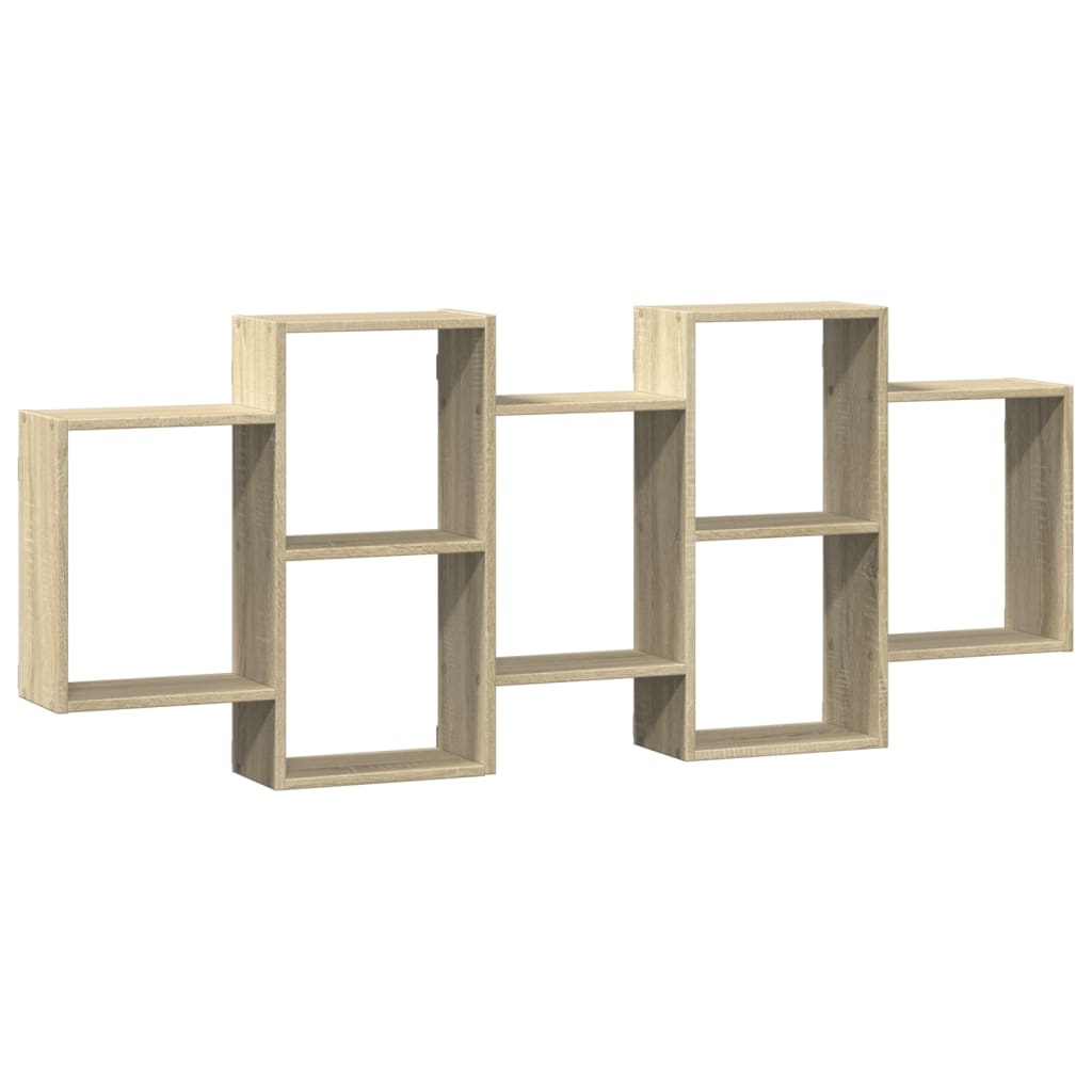 Scaffale a Parete Rovere Sonoma 159x18x65 cm in Truciolato | homemem39