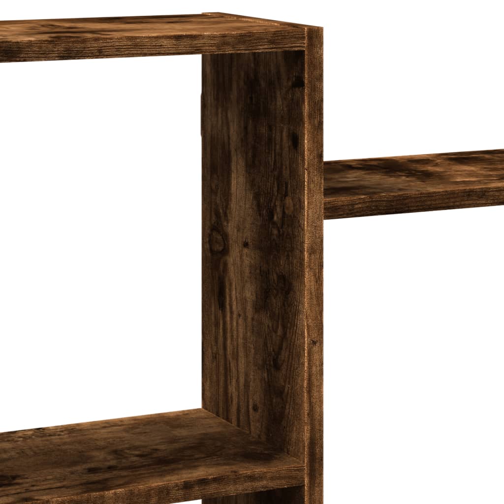 Mensola a Muro Rovere Fumo 159x18x65 cm in Truciolato | homemem39