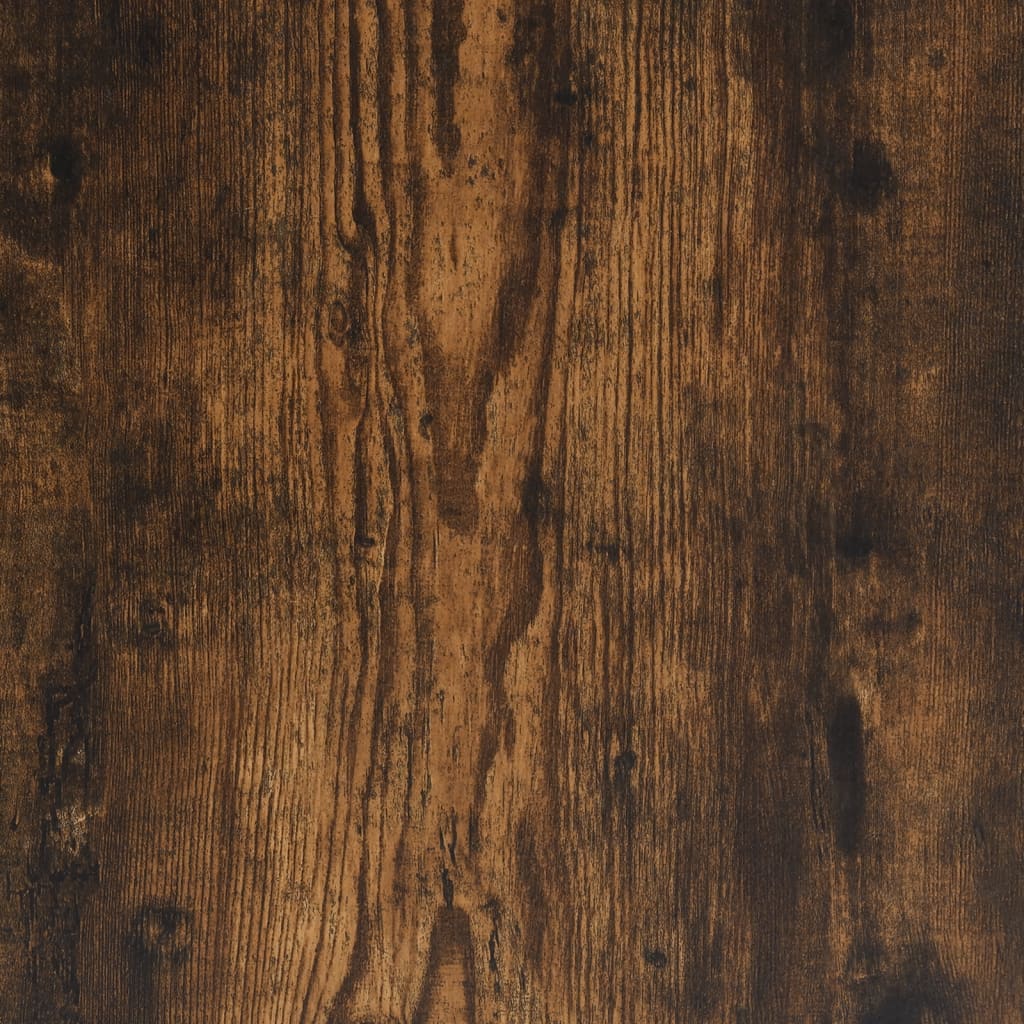 Mensola a Muro Rovere Fumo 159x18x65 cm in Truciolato | homemem39