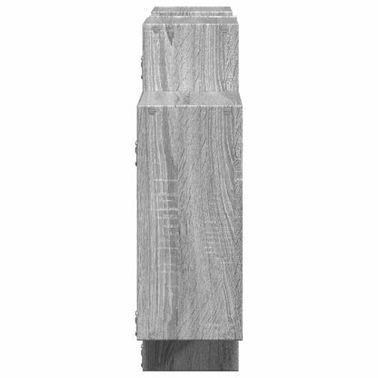 Mensola a Muro Grigio Sonoma 159x18x65 cm in Truciolato | homemem39