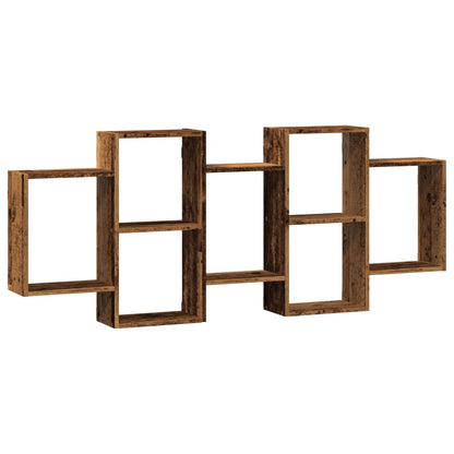Scaffale a Parete Legno Vecchio 159x18x65 cm in Truciolato | homemem39