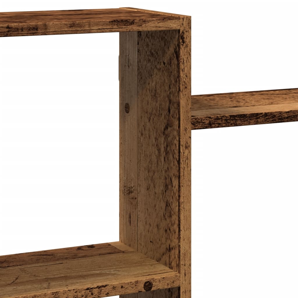 Scaffale a Parete Legno Vecchio 159x18x65 cm in Truciolato | homemem39