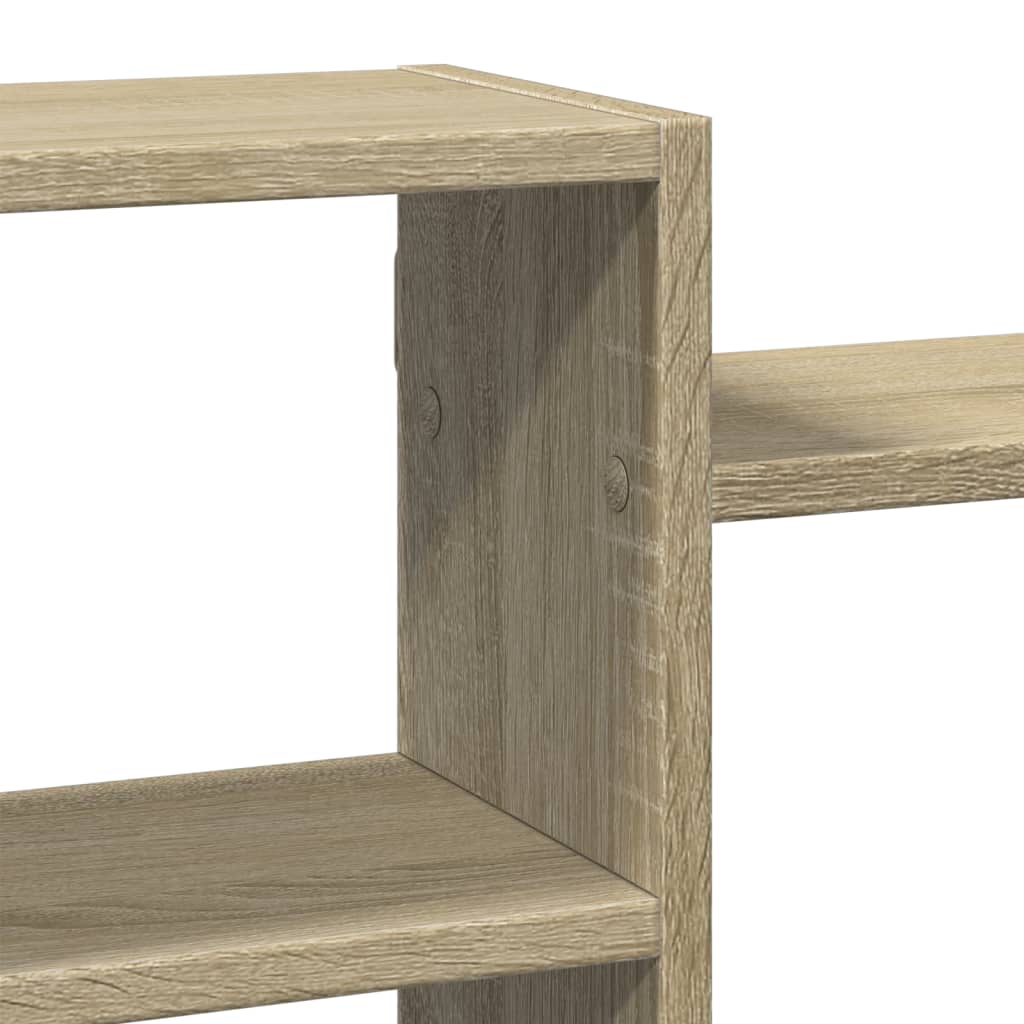 Scaffale a Parete Rovere Sonoma 129x18x42 cm in Truciolato | homemem39