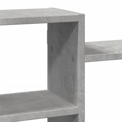Scaffale a Muro Grigio Cemento 129x18x42 cm in Truciolato | homemem39