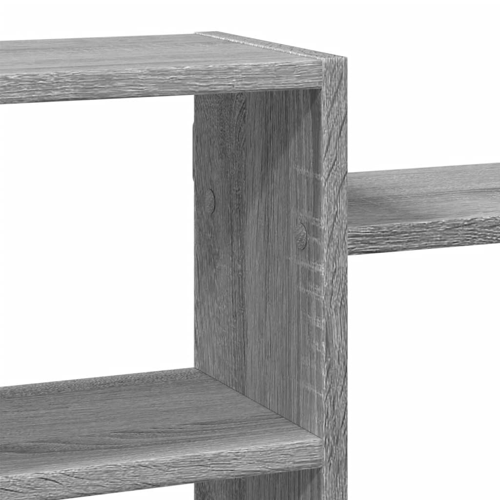 Mensola a Muro Grigio Sonoma 129x18x42 cm in Truciolato | homemem39