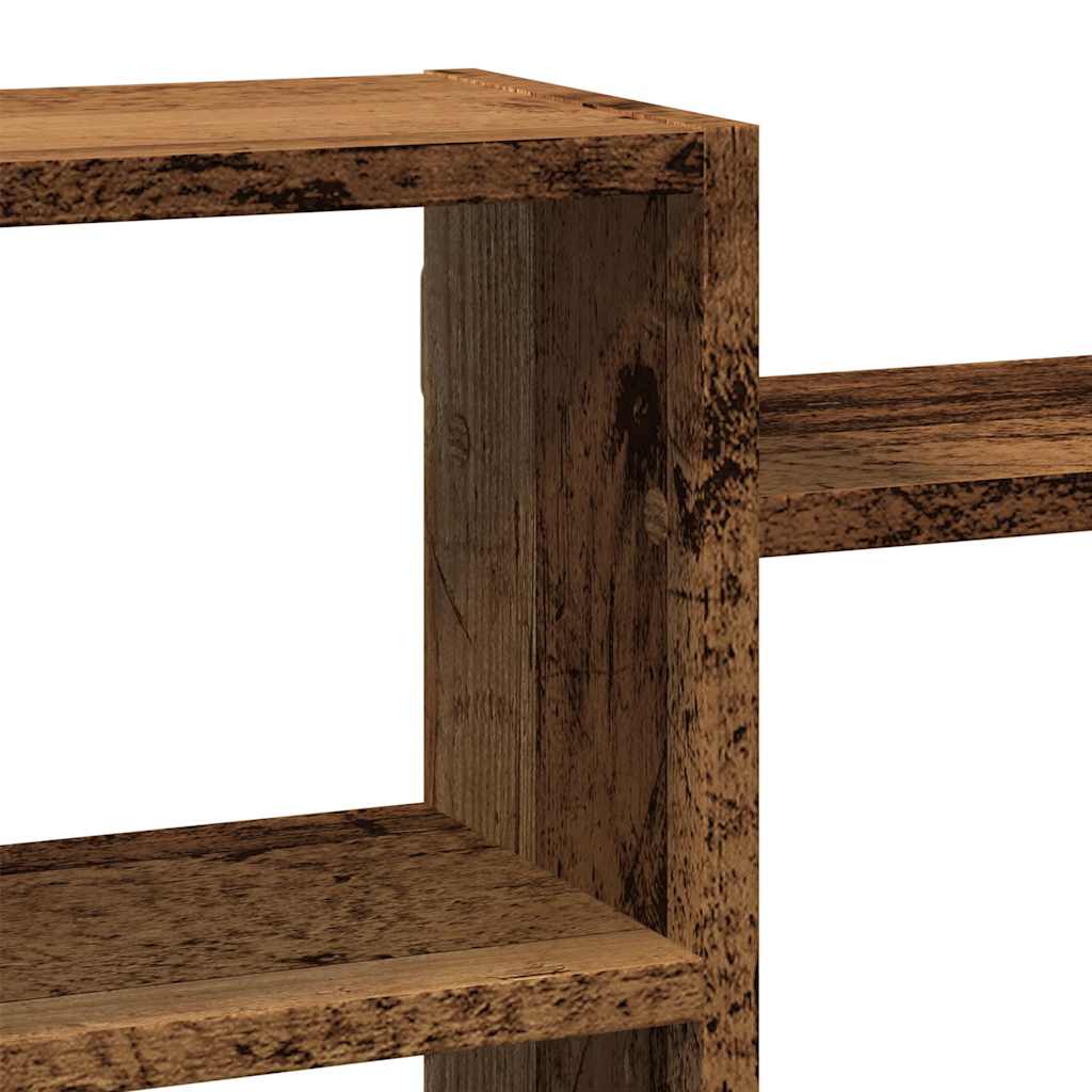 Scaffale a Parete Legno Vecchio 129x18x42 cm in Truciolato | homemem39