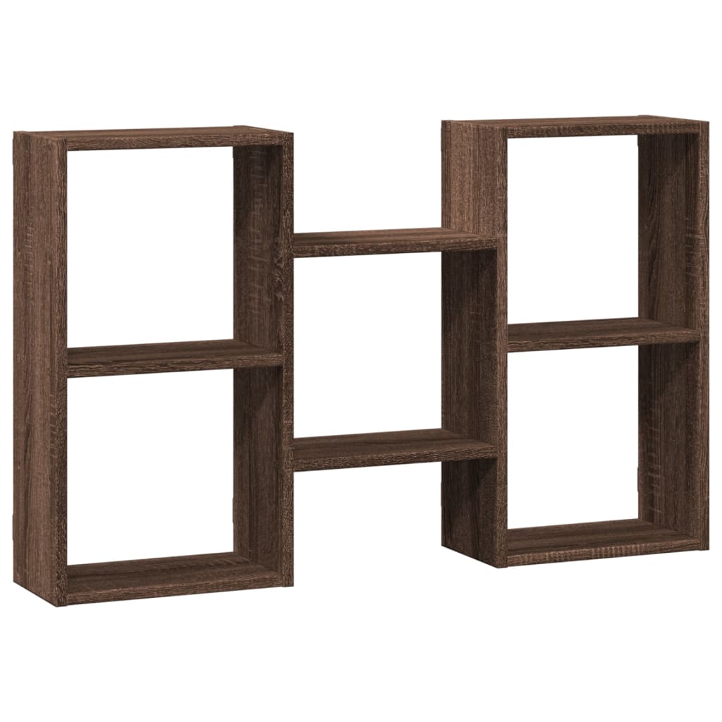 Mensola a Muro Rovere Marrone 96x18x60 cm in Truciolato | homemem39
