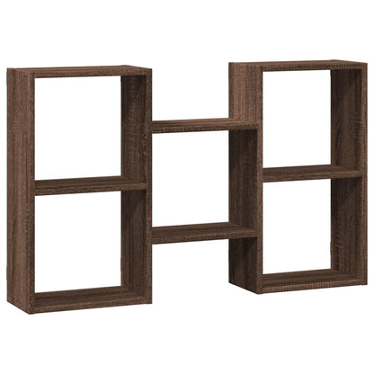 Mensola a Muro Rovere Marrone 96x18x60 cm in Truciolato | homemem39