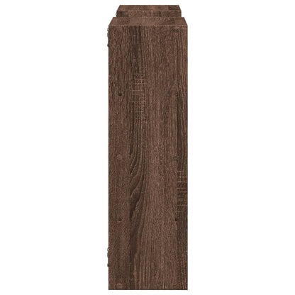 Mensola a Muro Rovere Marrone 96x18x60 cm in Truciolato | homemem39
