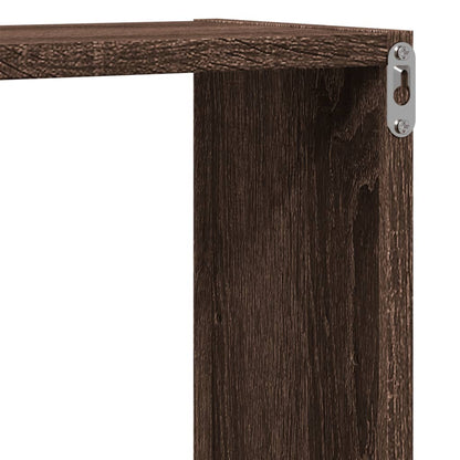 Mensola a Muro Rovere Marrone 96x18x60 cm in Truciolato | homemem39