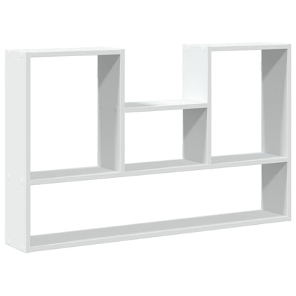 Mensola da parete bianca 99x15x60 cm in legno ingegnerizzato | homemem39
