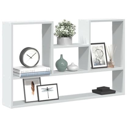 Mensola da parete bianca 99x15x60 cm in legno ingegnerizzato | homemem39