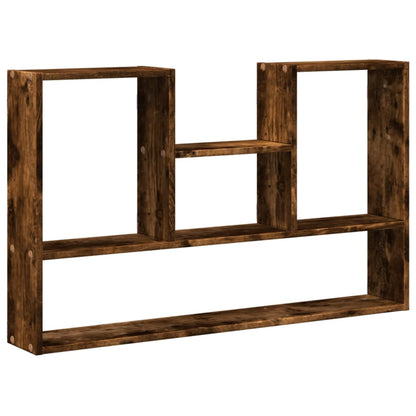 Mensola a Muro Rovere Fumo 99x15x60 cm in Truciolato | homemem39