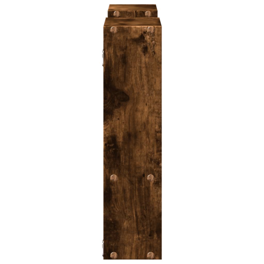 Mensola a Muro Rovere Fumo 99x15x60 cm in Truciolato | homemem39