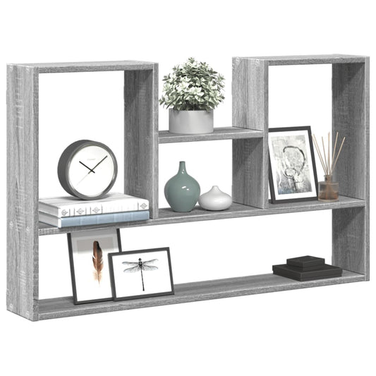 Mensola a Muro Grigio Sonoma 99x15x60 cm in Truciolato | homemem39