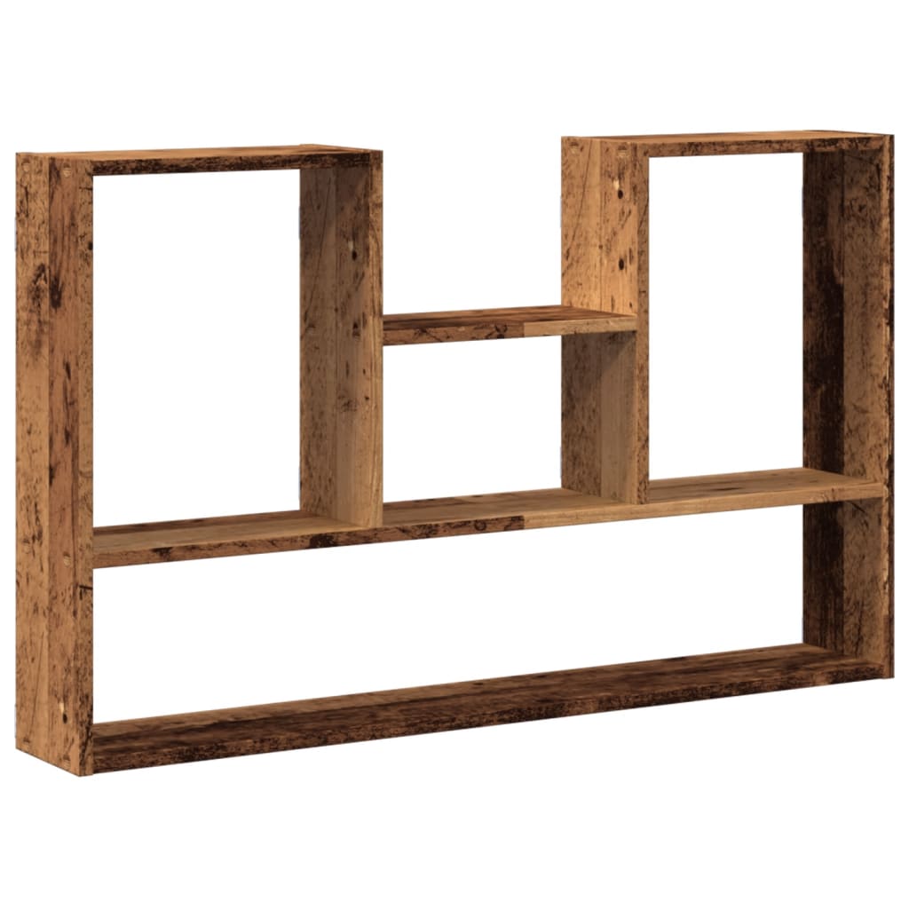 Scaffale a Parete Legno Vecchio 99x15x60 cm in Truciolato | homemem39