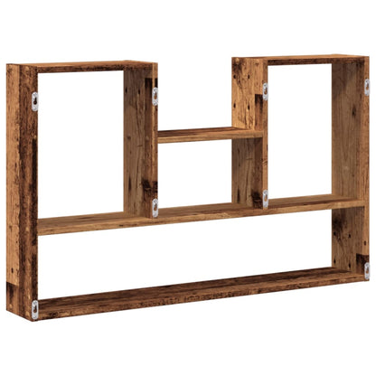 Scaffale a Parete Legno Vecchio 99x15x60 cm in Truciolato | homemem39