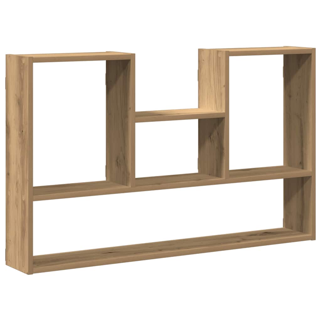 Scaffale a Parete Rovere Artigianale 99x15x60 cm in Truciolato | homemem39