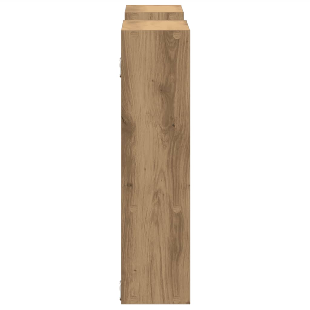 Scaffale a Parete Rovere Artigianale 99x15x60 cm in Truciolato | homemem39