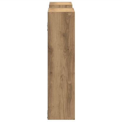 Scaffale a Parete Rovere Artigianale 99x15x60 cm in Truciolato | homemem39