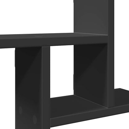 Mensole da Parete 2pz Nere 38x12x38 cm in Truciolato | homemem39