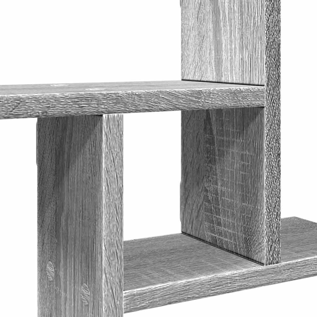 Mensole a Parete 2pz Grigio Sonoma 38x12x38 cm in Truciolato | homemem39