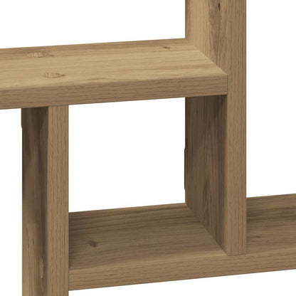 Mensole Parete 2pz Rovere Artigianale 38x12x38 cm in Truciolato | homemem39