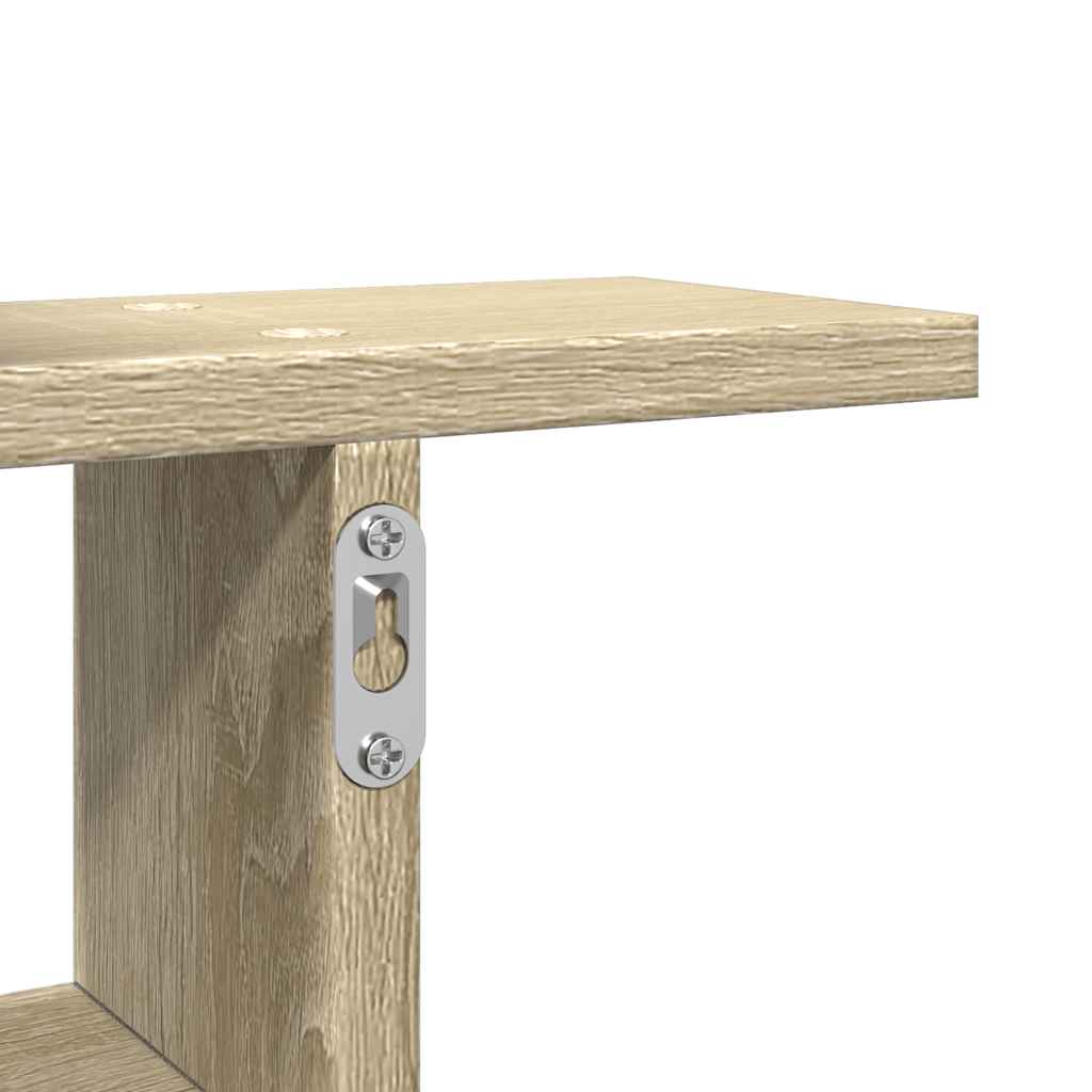 Mensole Parete 2pz Rovere Sonoma 50x12x50 cm in Truciolato | homemem39