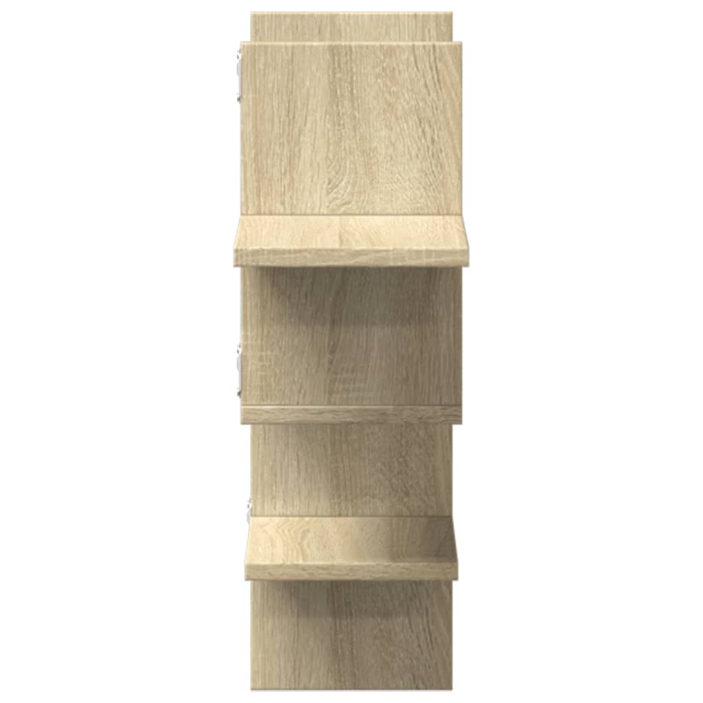 Scaffale Parete Rovere Sonoma 124,5x18x60,5 cm in Truciolato | homemem39