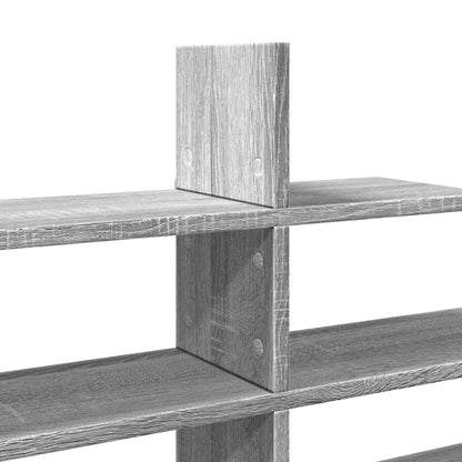 Mensola a Muro Grigio Sonoma 124,5x18x60,5 cm in Truciolato | homemem39