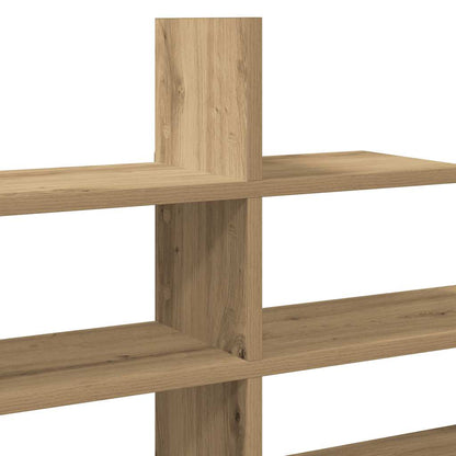 Mensola a Muro Rovere Artigianale 124,5x18x60,5cm in Truciolato | homemem39