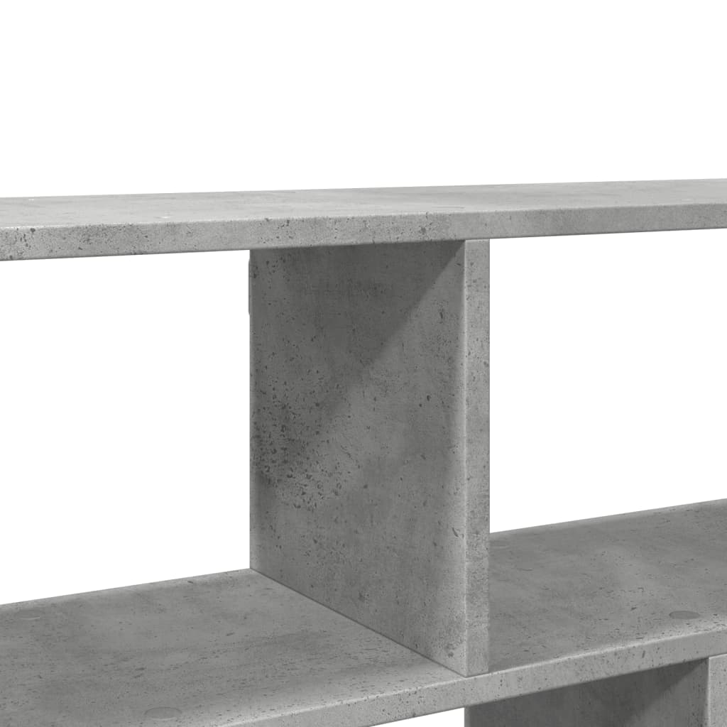 Scaffale a Muro Grigio Cemento 100x25x50 cm Legno Multistrato | homemem39