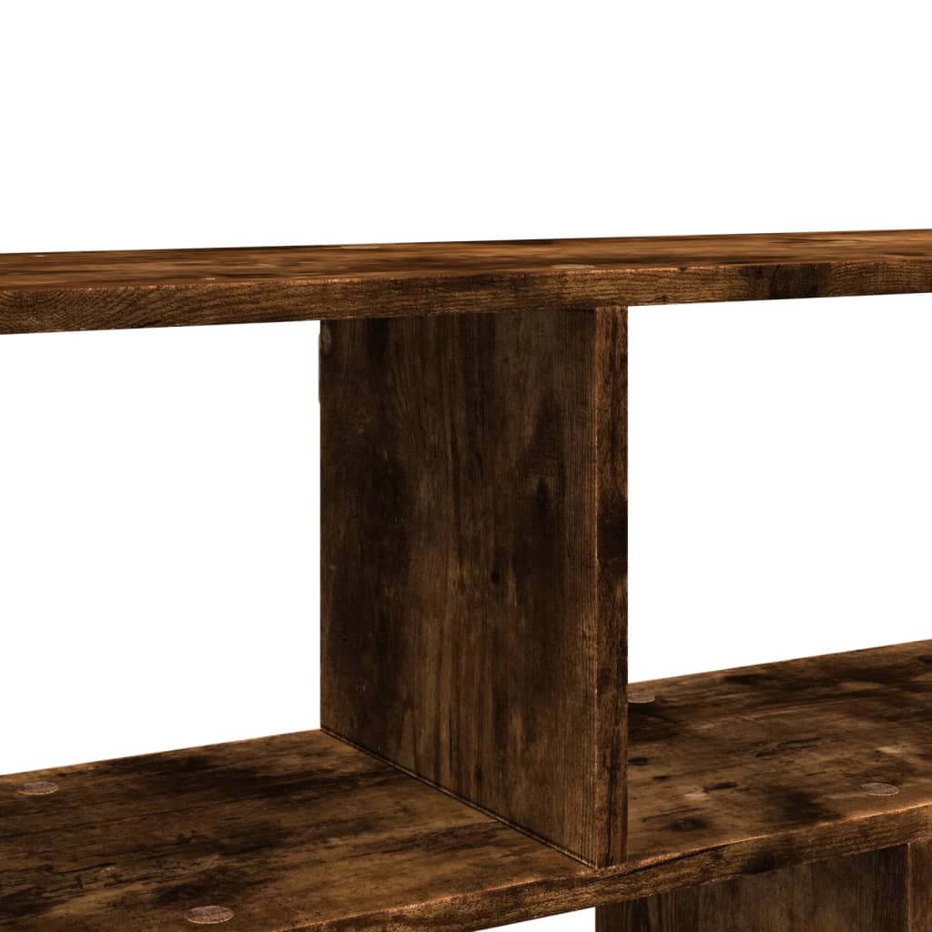 Scaffale a Muro Rovere Fumo 100x25x50 cm in Legno Multistrato | homemem39