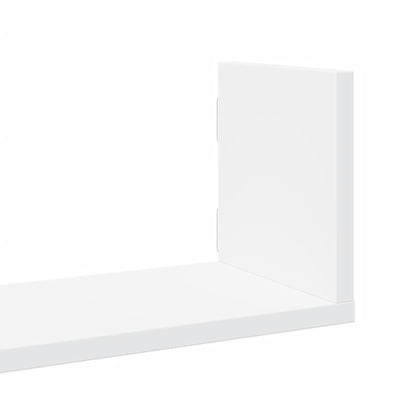 Mensole a Muro 3 pz Bianche 58x18x18 cm in Truciolato | homemem39