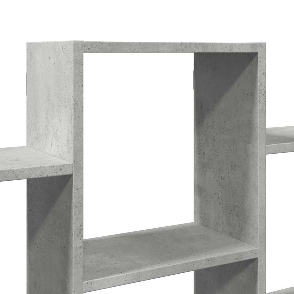 Scaffale a Muro Grigio Cemento 159x18x66 cm in Truciolato | homemem39