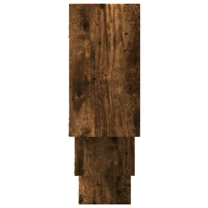 Mensola a Muro Rovere Fumo 159x18x66 cm in Truciolato | homemem39