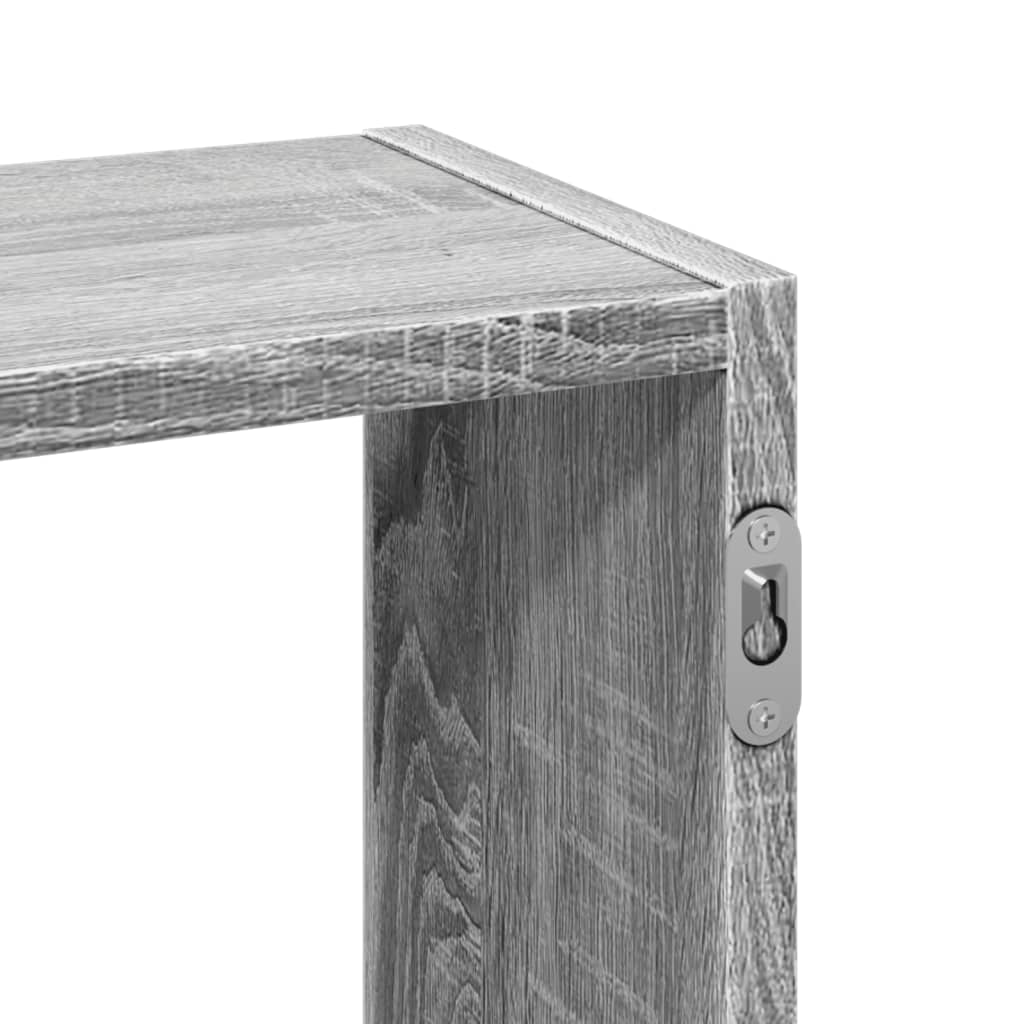 Mensola a Muro Grigio Sonoma 159x18x66 cm in Truciolato | homemem39