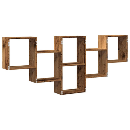 Scaffale a Parete Legno Vecchio 159x18x66 cm in Truciolato | homemem39