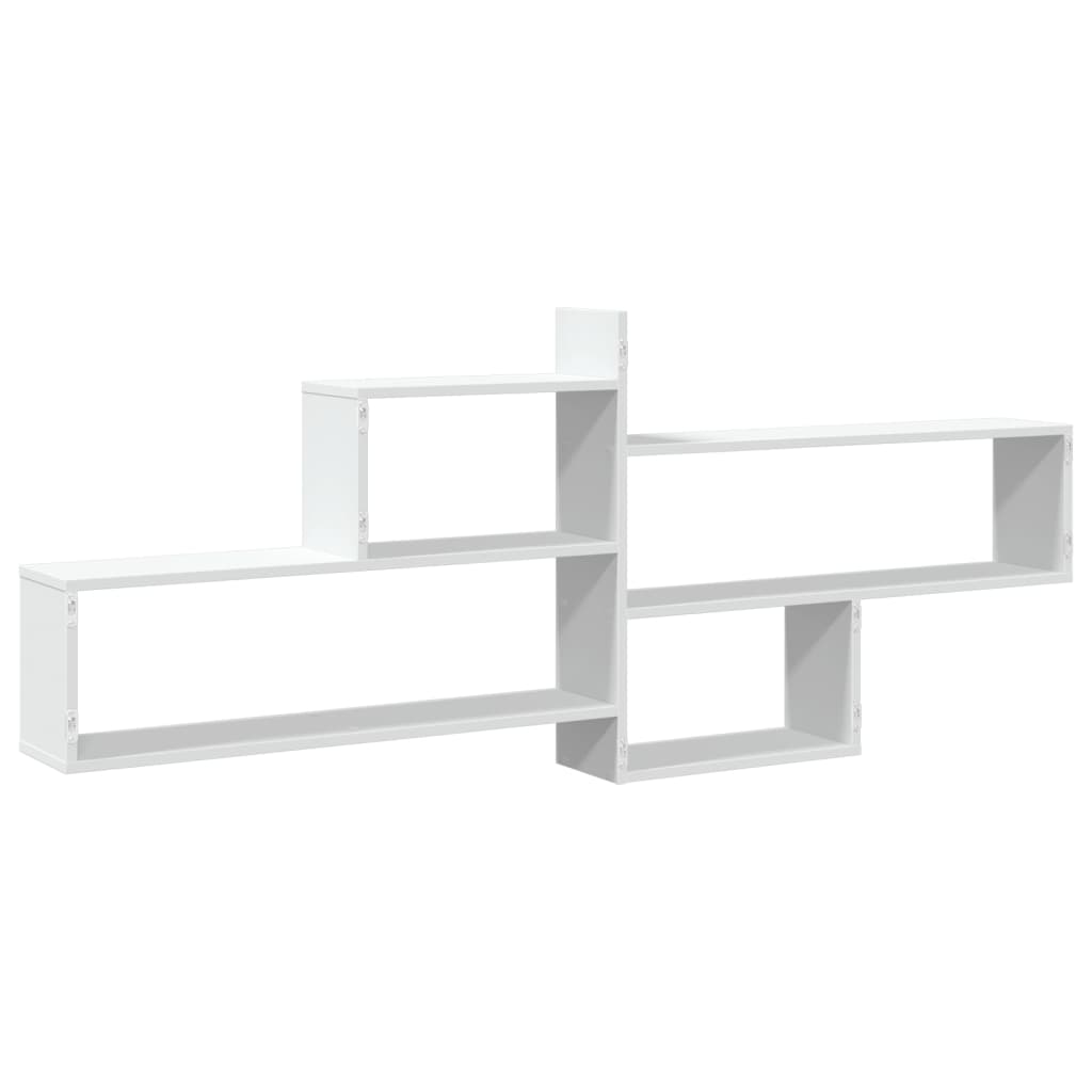 Mensola a Parete Bianca 167,5x18x68 cm in Truciolato | homemem39