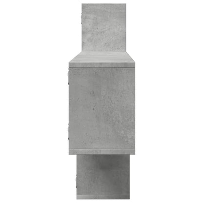 Mensola a Parete Grigio Cemento 167,5x18x68 cm in Truciolato | homemem39