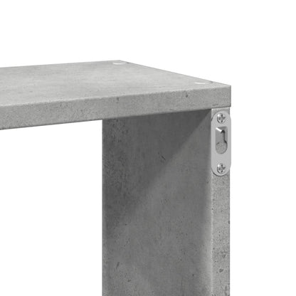 Mensola a Parete Grigio Cemento 167,5x18x68 cm in Truciolato | homemem39