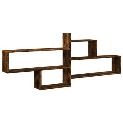 Mensola a Parete Rovere Fumo 167,5x18x68 cm in Truciolato | homemem39