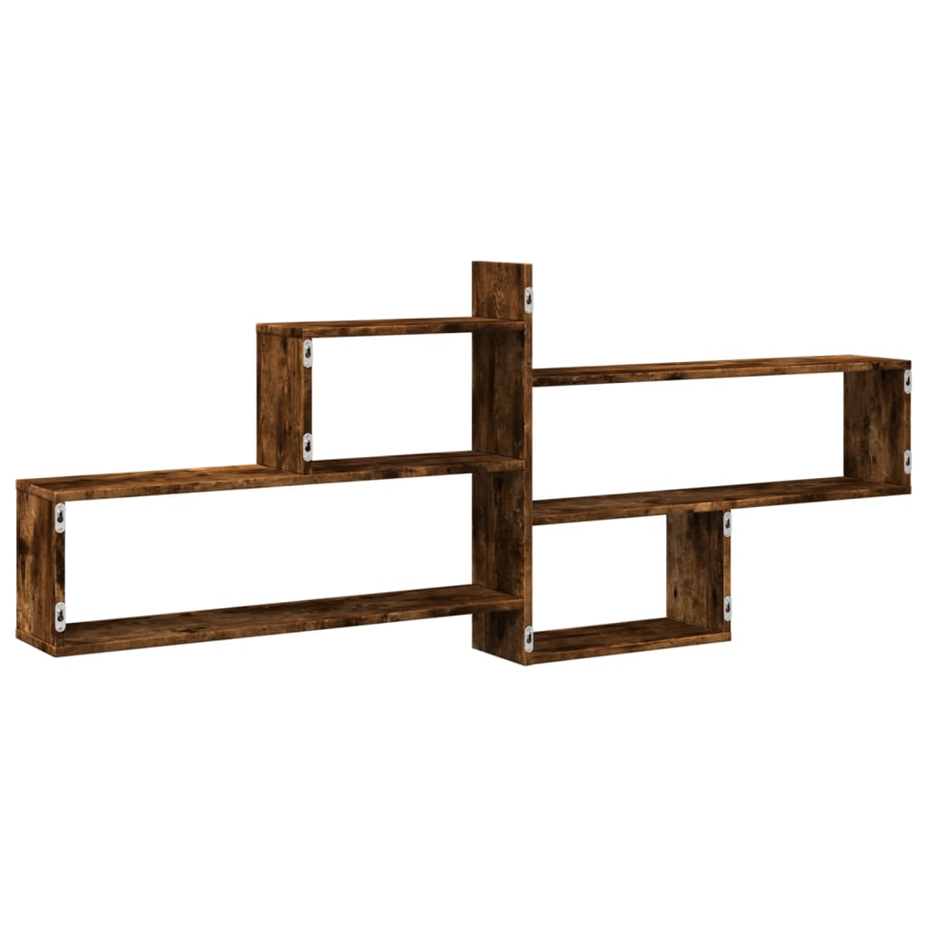 Mensola a Parete Rovere Fumo 167,5x18x68 cm in Truciolato | homemem39