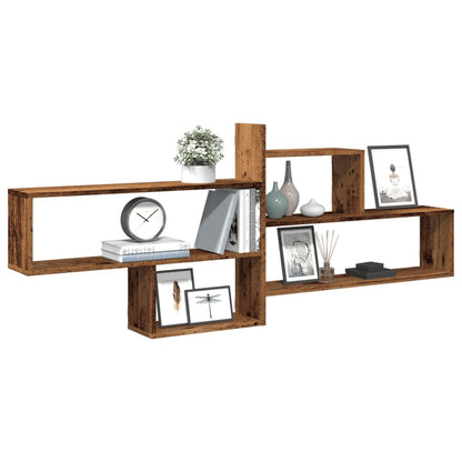 Mensola a Parete Legno Antico 167,5x18x68 cm in Truciolato